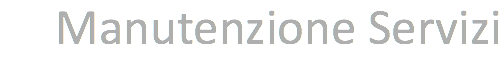  Manutenzione Servizi